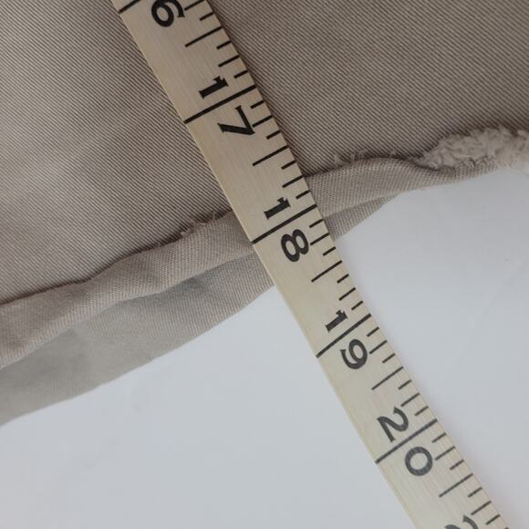 Democracy Ab Solution Womens Tan Khaki Shorts Size 14 Clasp Closure Casual - Picture 10 of 11